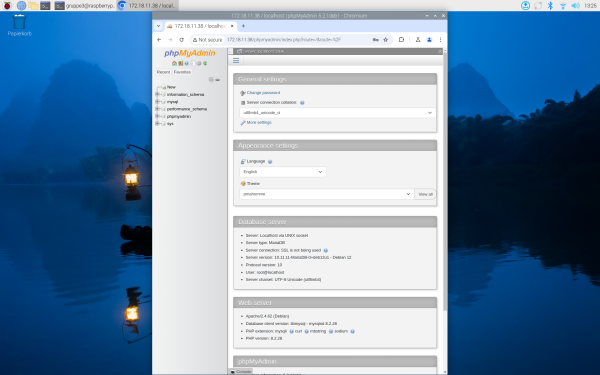 Nach dem man angemeldet ist sieht das so aus