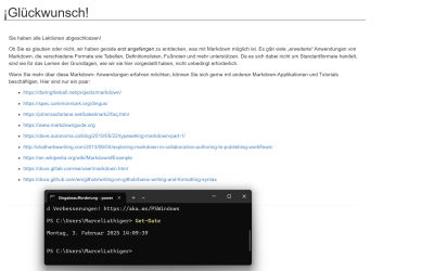 Markdown Zertifikat von Luthiger